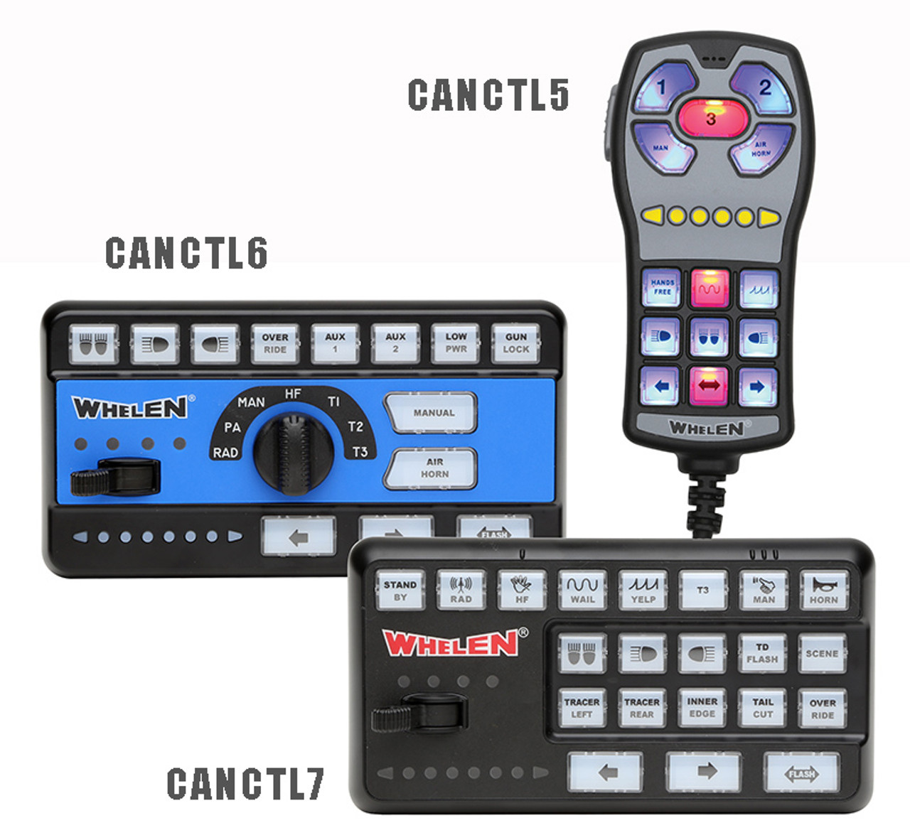 CLOSE OUT Whelen CCSRN-4 Cencom Carbide Siren Light Controller System