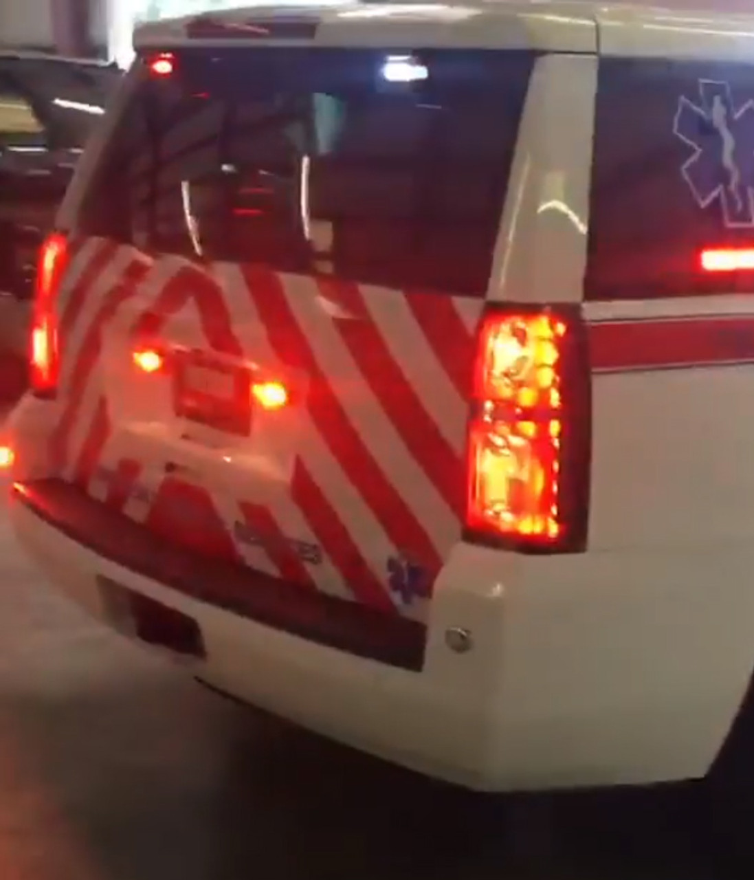 Chevy Tahoe Chevron Emergency Vehicle Graphics with 3M Reflective Stripes, choose colors