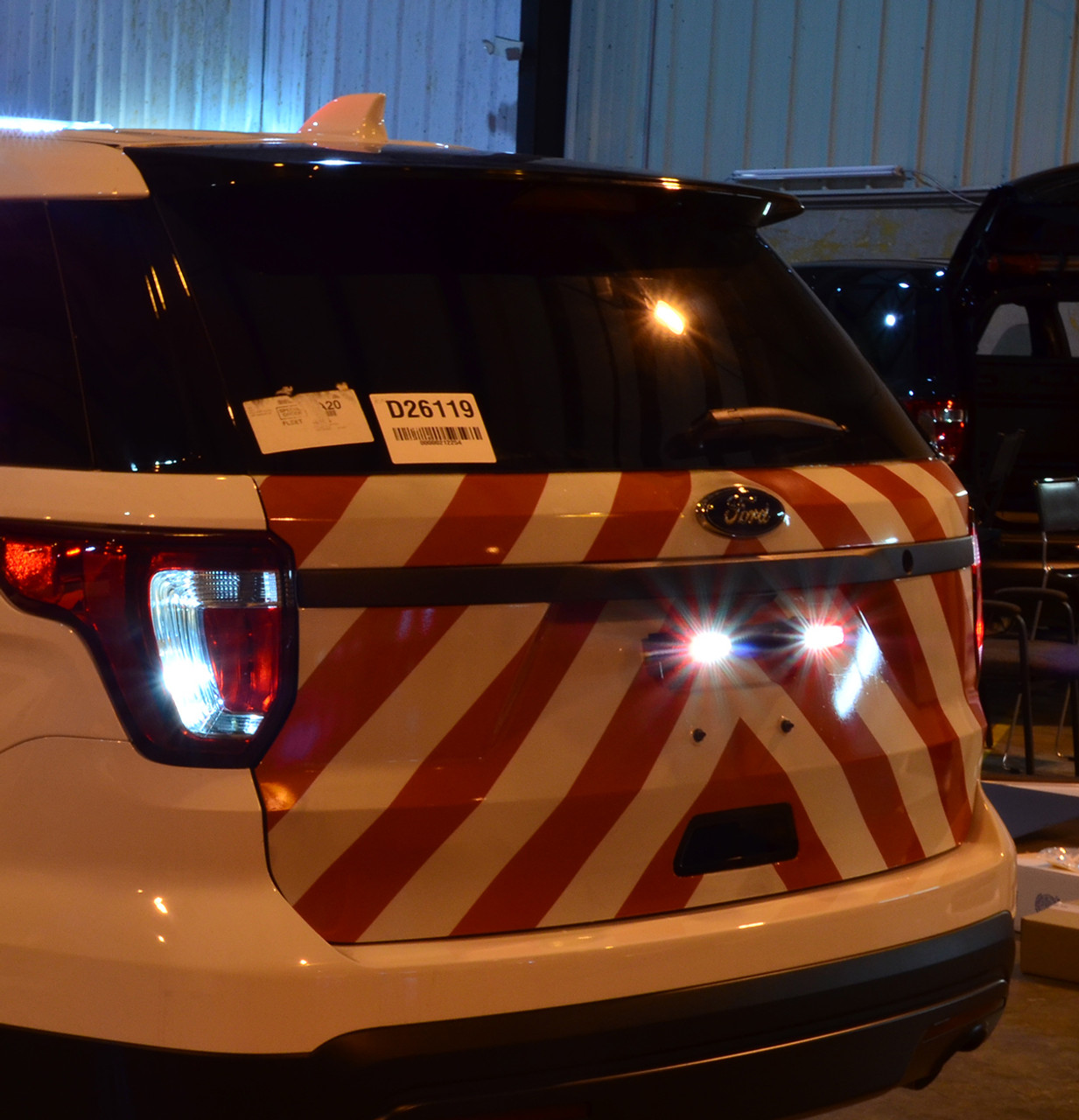 Law Enforcement and Emergency Vehicle Chevrons Graphics with 3M Reflective Decal Stripes, fit Cars, SUV's, Trucks, Vans