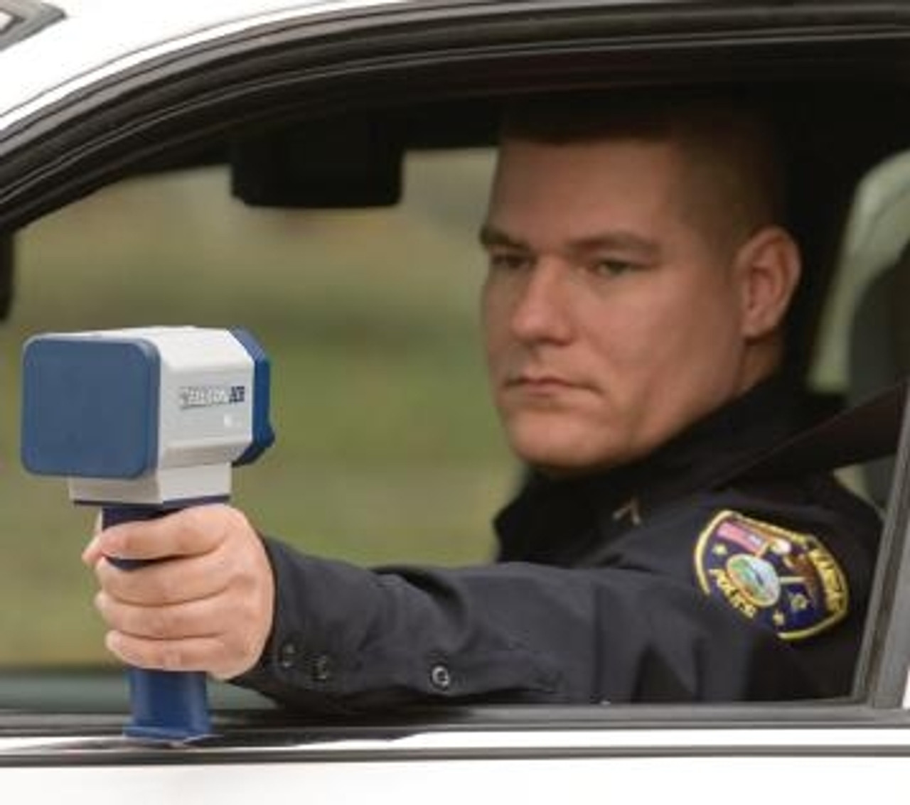 Stalker II  Hand-held police radar gun for in-car or motorcycle use.