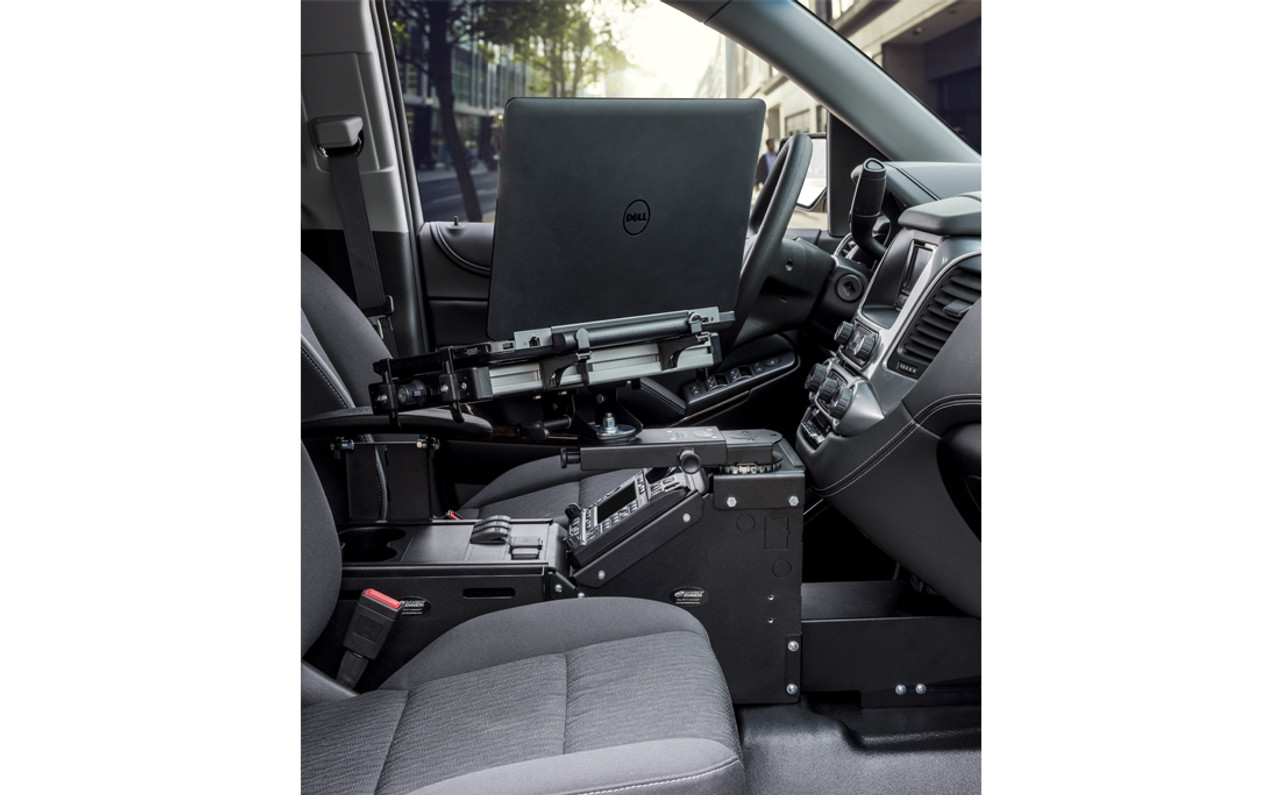 Gamber Johnson 7170-0237-02 Chevrolet Tahoe PPV (2015-2020) and Silverado 1500, 2500/3500/HD (2015-2020) Console Box and Wiring Chase Kit, includes faceplates and filler panels