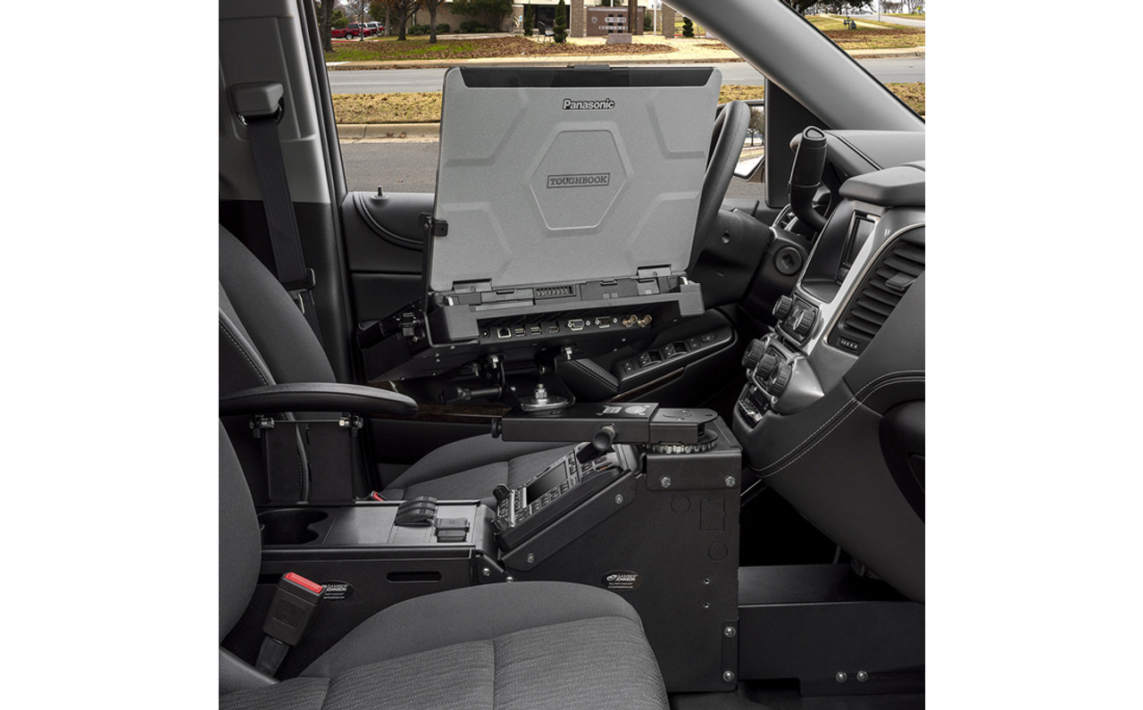 Gamber Johnson 7170-0237-02 Chevrolet Tahoe PPV (2015-2020) and Silverado 1500, 2500/3500/HD (2015-2020) Console Box and Wiring Chase Kit, includes faceplates and filler panels