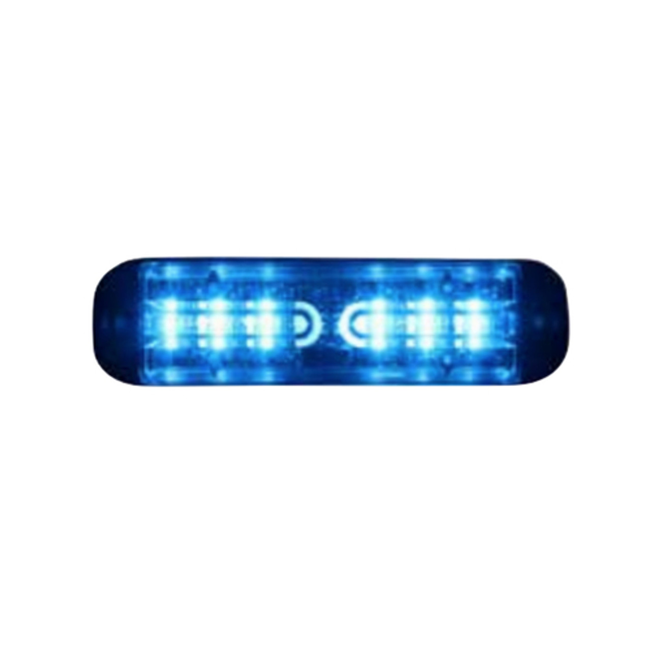 CLOSEOUT Code-3 Mega Thin Surface/Flush Mount 0.5 Inch Light Head, 12 LED Multi/Dual Color ULTMC