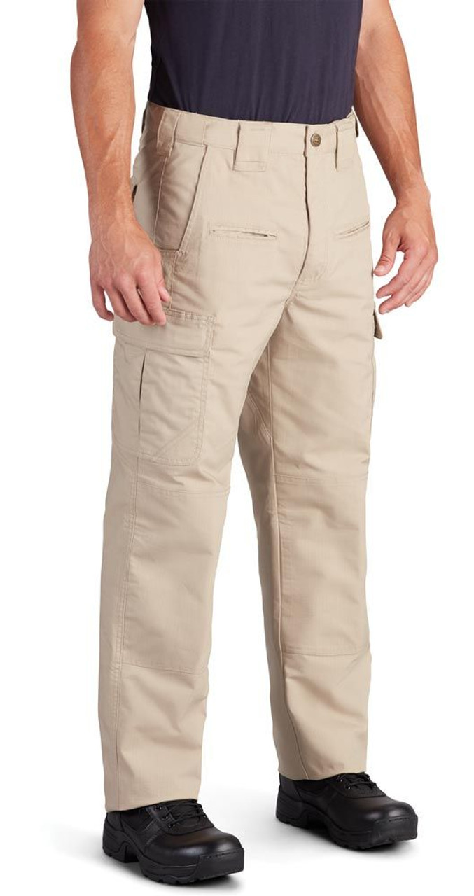 Propper F5294 Men's Kinetic Tactical Pants, polyester/cotton ripstop with  DWR, Uniform/Cargo, Classic/Straight, Badge