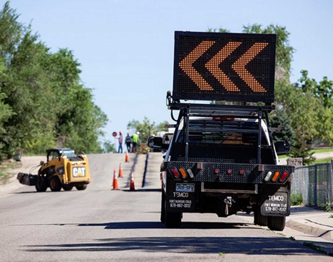 Wanco Truck Mount Message Board Sign, Arrow Board, and Full Graphic Display WVMBM, for Flat bed or Pickup Truck