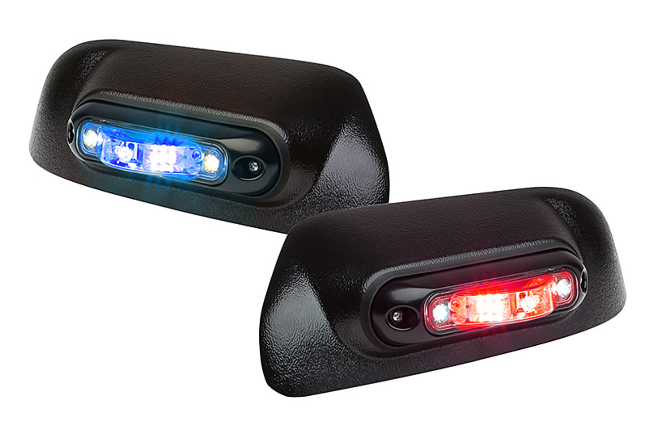 CLOSE OUT Whelen VMFS11 V-Series LED Side View Mirror Beam  Warning, Puddle, Takedown Lightheads