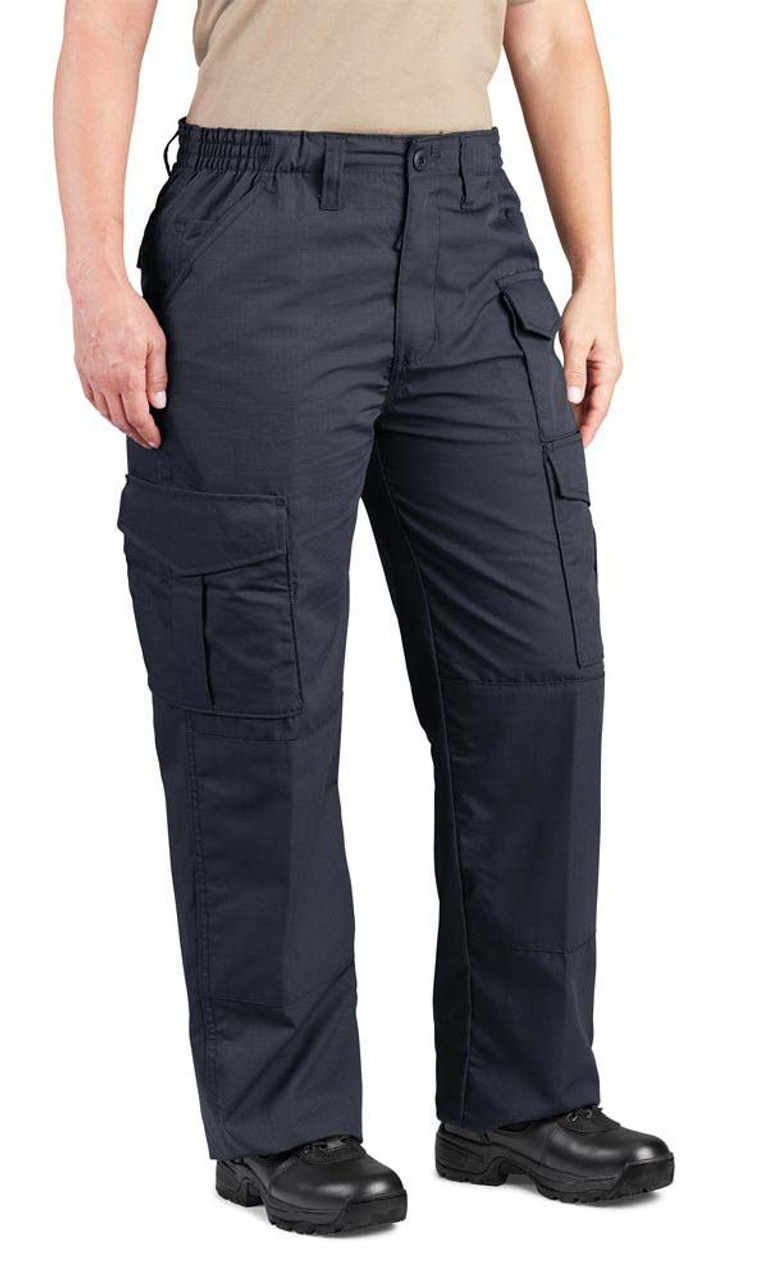 Ladies Cargo Combat Work Trousers with Knee Pad Pockets by BKS - SIZE 8 to  22