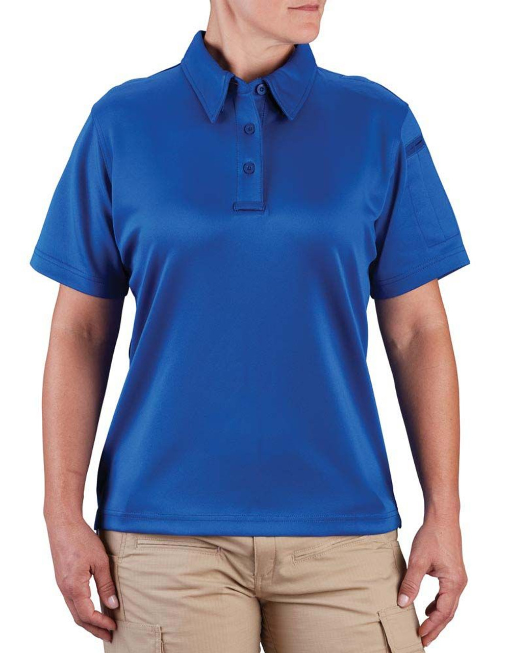 Propper F5327-72 Women\'s I.C.E.® Short shoulder Tactical 2 sternum pocket Polo, Sleeve, includes pen and Polyester/Spandex, and channel loops