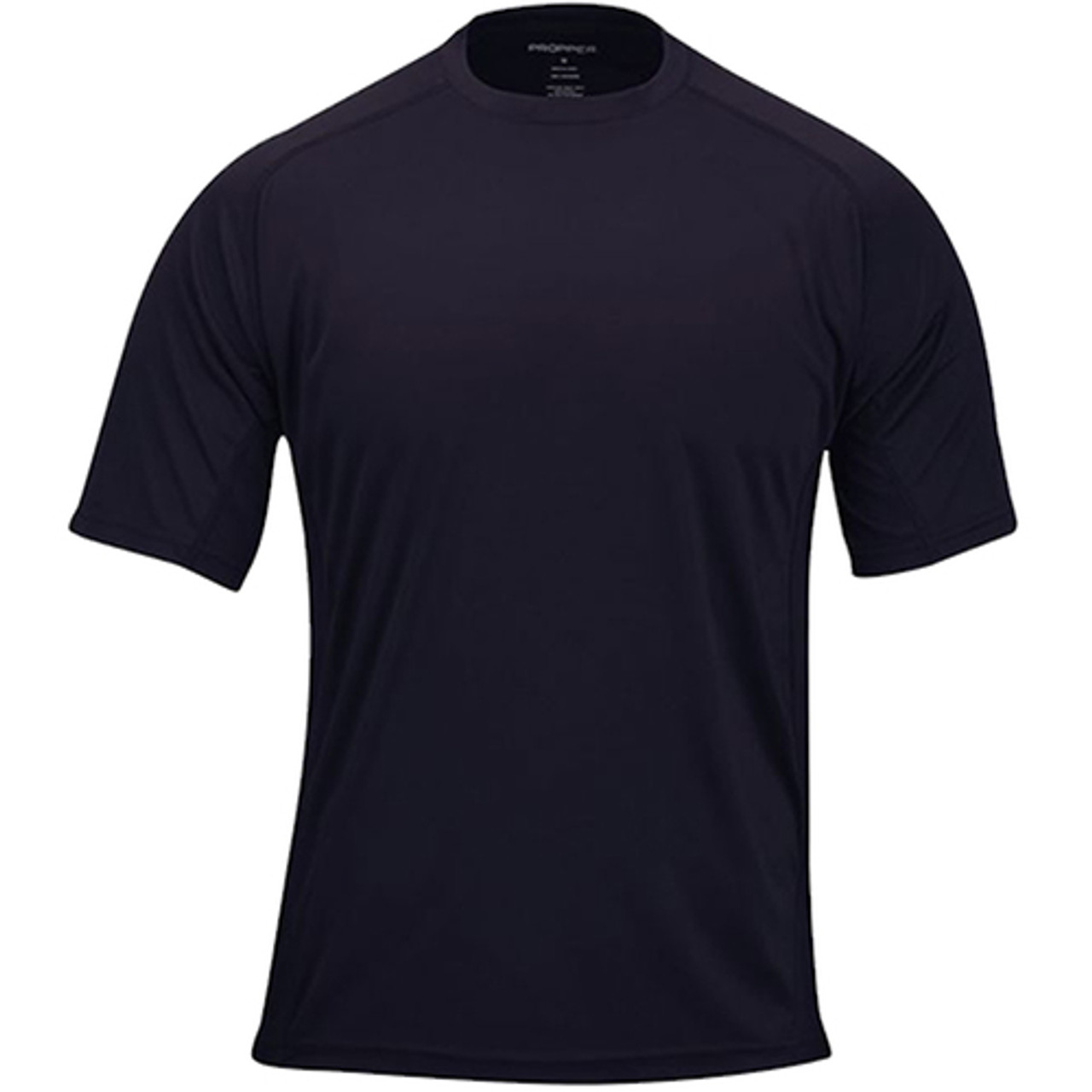 Propper System Short-Sleeve Athletic T-Shirt, Zip Pocket, 100% Polyester, Moisture and Odor Management, antimicrobial finish, available in Black, Khaki, Navy, and Olive Green F5373