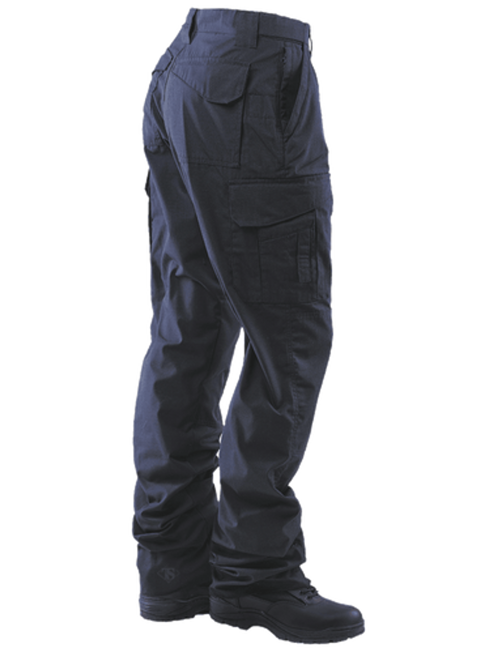 Tru-Spec 24-7 SERIES TS-1120 Men's EMS Tactical Pants, Extra deep front pockets, Uniform/Cargo, Strechable Waistband, Relaxed, Zipper Pocket, Expandable back pockets with hook and loop closure, Unhemmed Length, available in navy and black