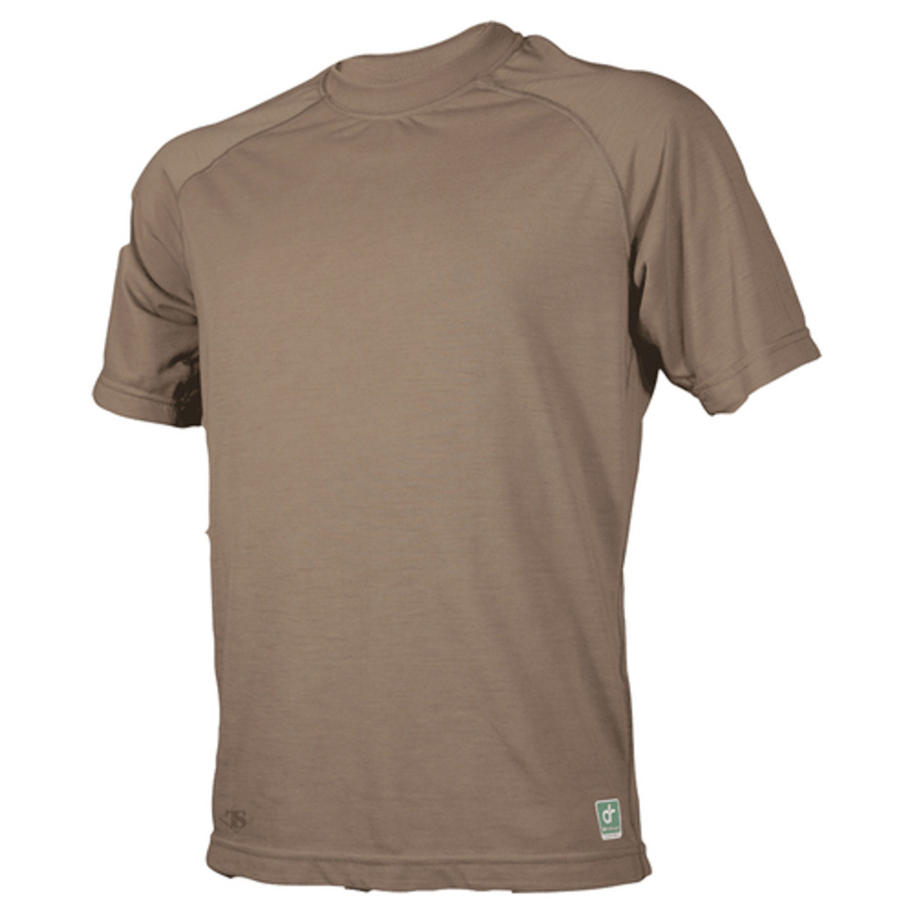 Tru-Spec TS-4612 DRIRELEASE Short Sleeve Tactical Baselayer T-Shirt, Uniform or Casual use, Crew Neck Collar,  Polyester/Cotton, Athletic Fit