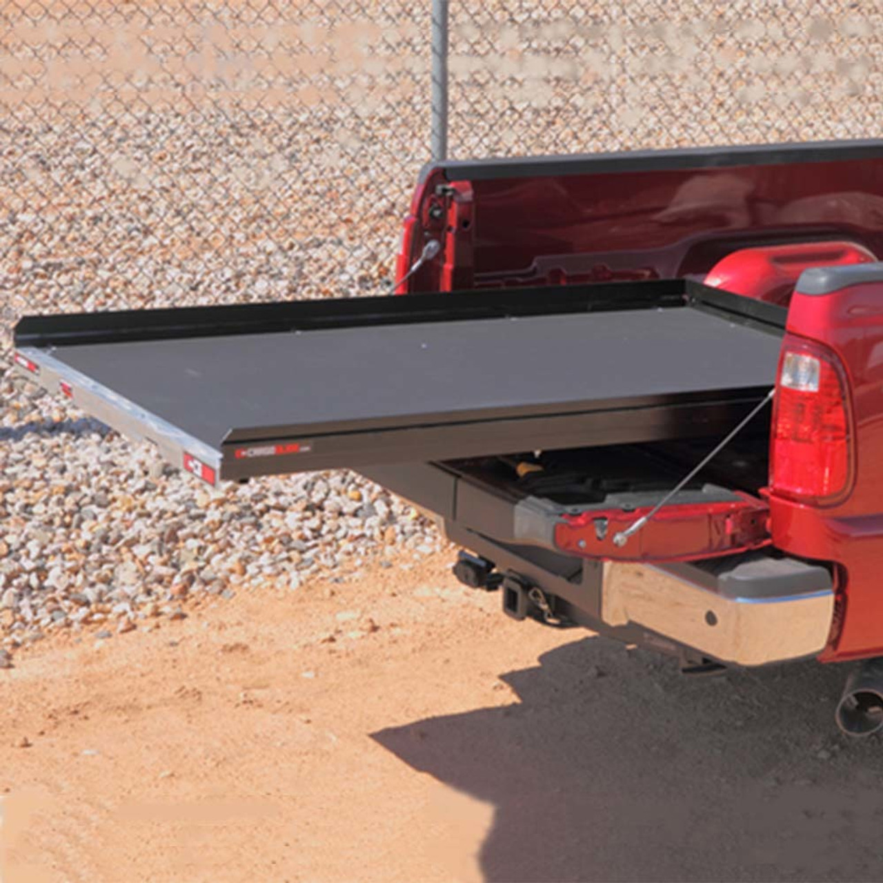 Cargo-Glide CG1000 Ford F150, Shortbed, 5.5ft, Steel Truck-Bed Slide and Extender, 1000 lb capacity, 65-75% Extension, 4" side rails, 3.875" deck height, includes installation kit