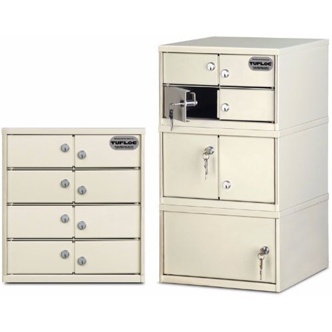 Tufloc 73-810 Modubox Lockboxes, 8x14x14, Stackable, Can Be Ordered In Any Configuration With Tufloc Lockers And Lockboxes, Available In Numbered Lockers And Master Keyed Systems