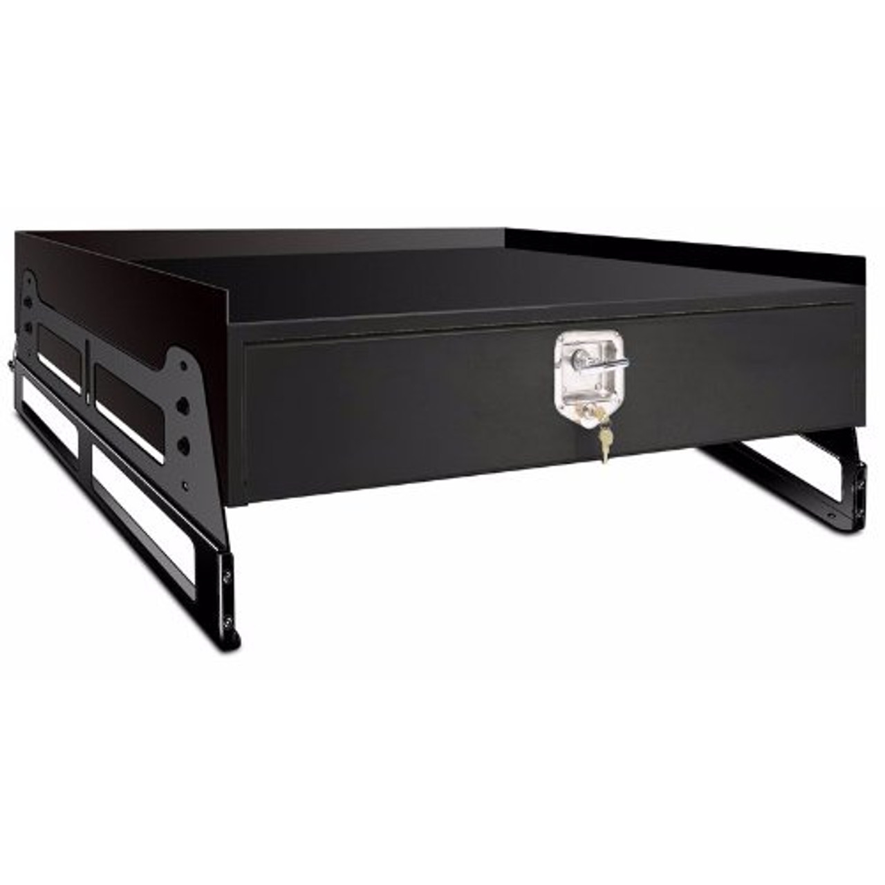 Tufloc 36-010 TufBox Security Drawers SUV Security Drawer: 12X38X32, Secure Weapon Lock Box, Combination or T-Handle Lock, Optional Drawer Base, Foam Insert, Motion Activated Interior LED Light, Black