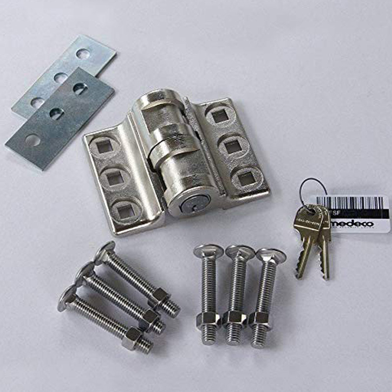 Tufloc 50-Series High-Security Door Locks for Vans and Buildings, Stainless Steel, Features Medeco high-security cylinders, Mounts to Fit Inward, Outward, Double-Swinging, Sliding and Roll-Up Doors, Criminal Resistant Design