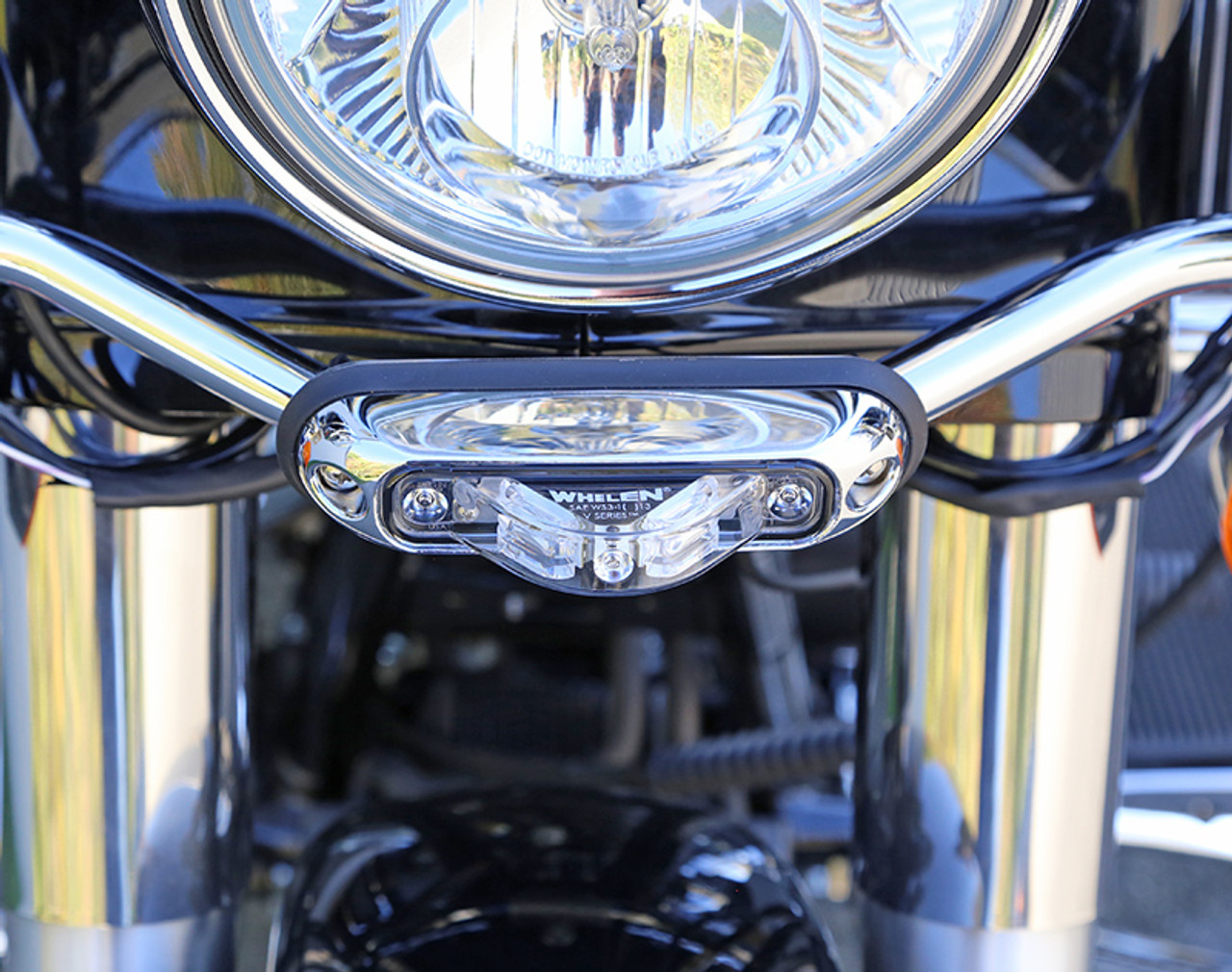 CLOSE OUT Whelen TIONHDHM Harley-Davidson Road King 2014-2018 Under the Headlight Mounting Kit for use with 1 ION T-Series Lighthead