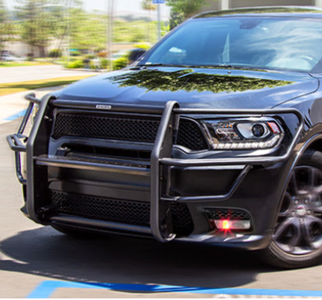 GO RHINO Dodge Durango 2019-2020 Push Bumper, 5000 Series, Steel, choose Texture or Gloss