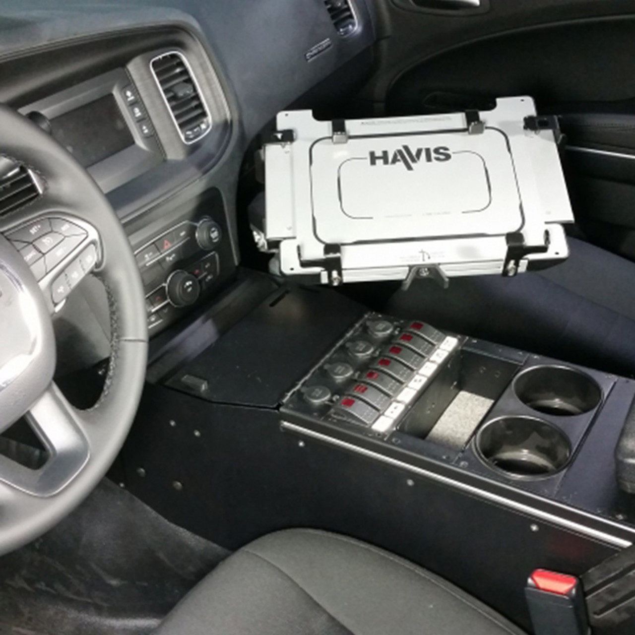 Havis C-VS-1800-CHGR-PM 18-Inch Console w/ Internal Printer Mount, Dodge Charger 2011-20