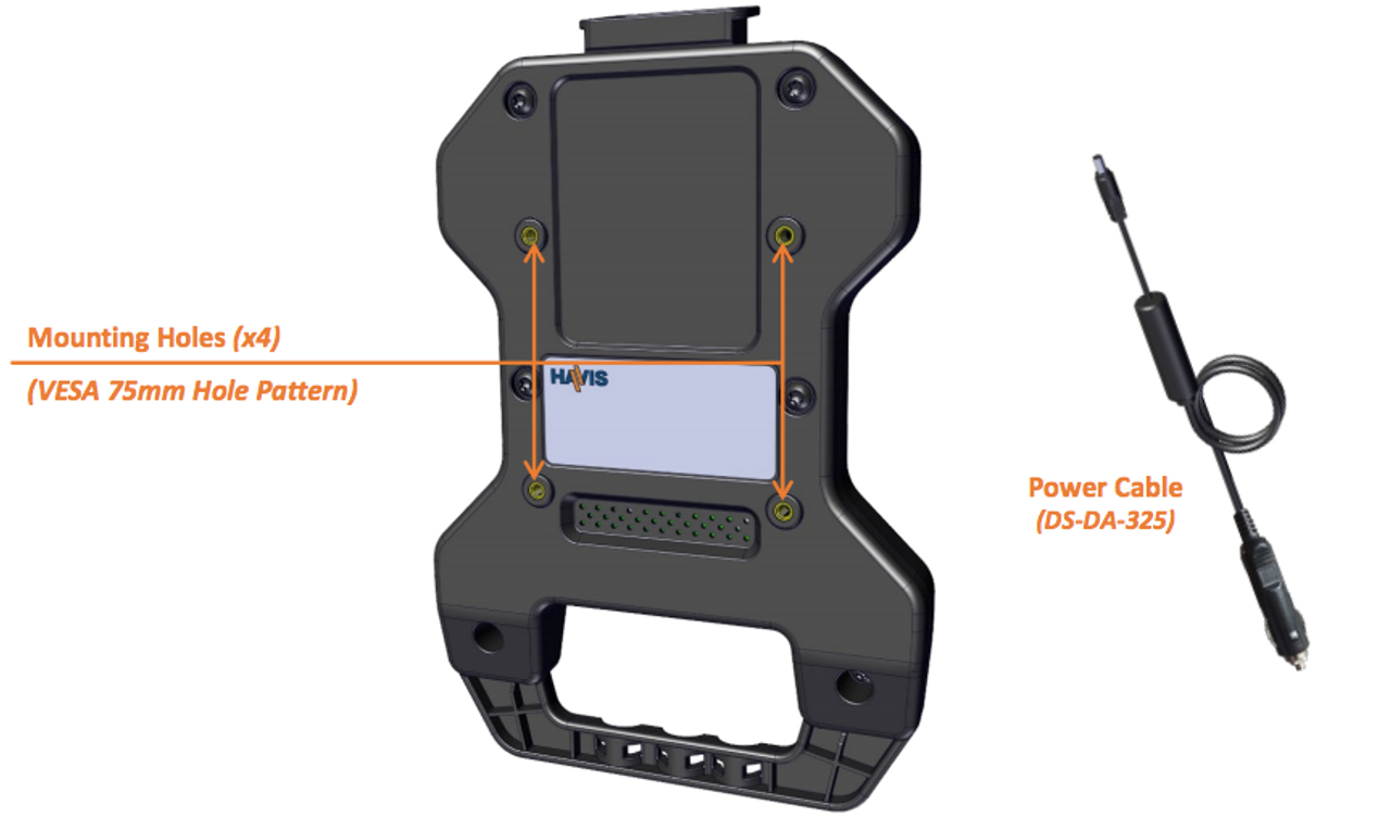 Havis DS-TAB-101 Docking Station for TC-100 Series Tablet Cases w/ Power-Only Port Replication