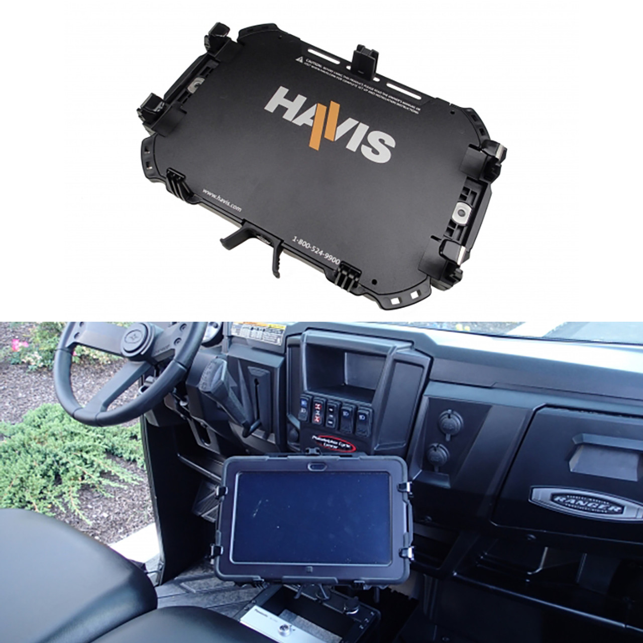 Havis UT-2005 Custom Rugged Cradle for Panasonic Toughpad G2 & 20, or Lenovo Helix Tablet