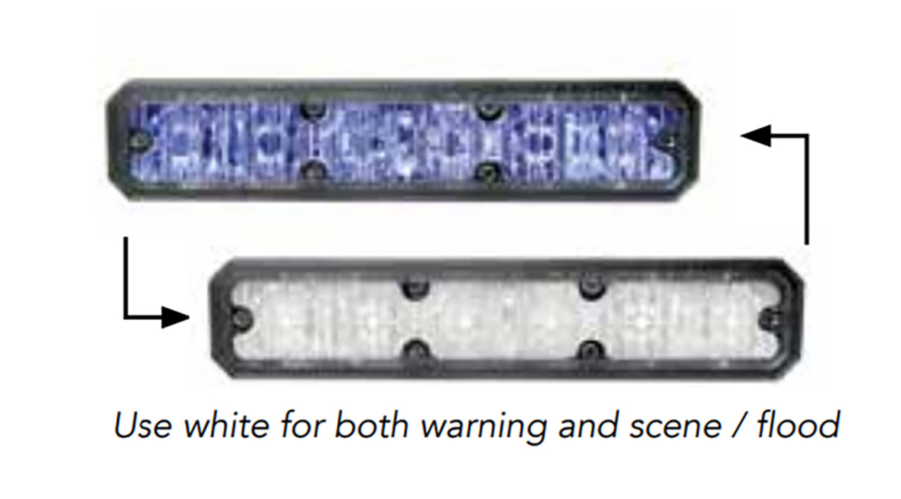 CLOSE OUT - Brooking Industries - MS6BHD - 12 LED Dual Color Lighthead
