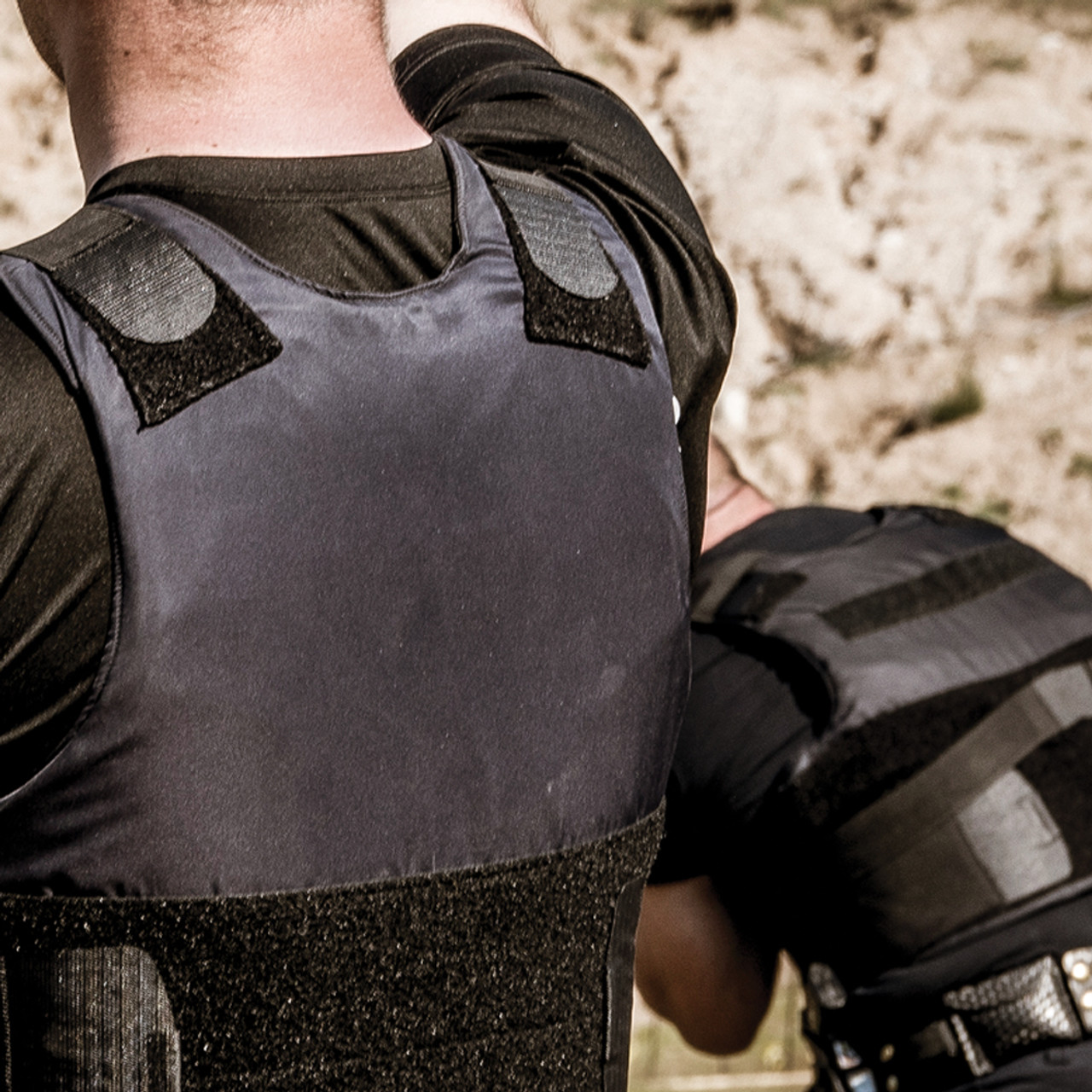 Armor Express Revolution Men's Concealable Ballistic Body Armor Carriers, Choose Carrier only or Carrier and Panels (Soft Armor), NIJ Certified - Level 2, or Level 3A Threat Level - The exterior shell is water resistant and anti-static treated.