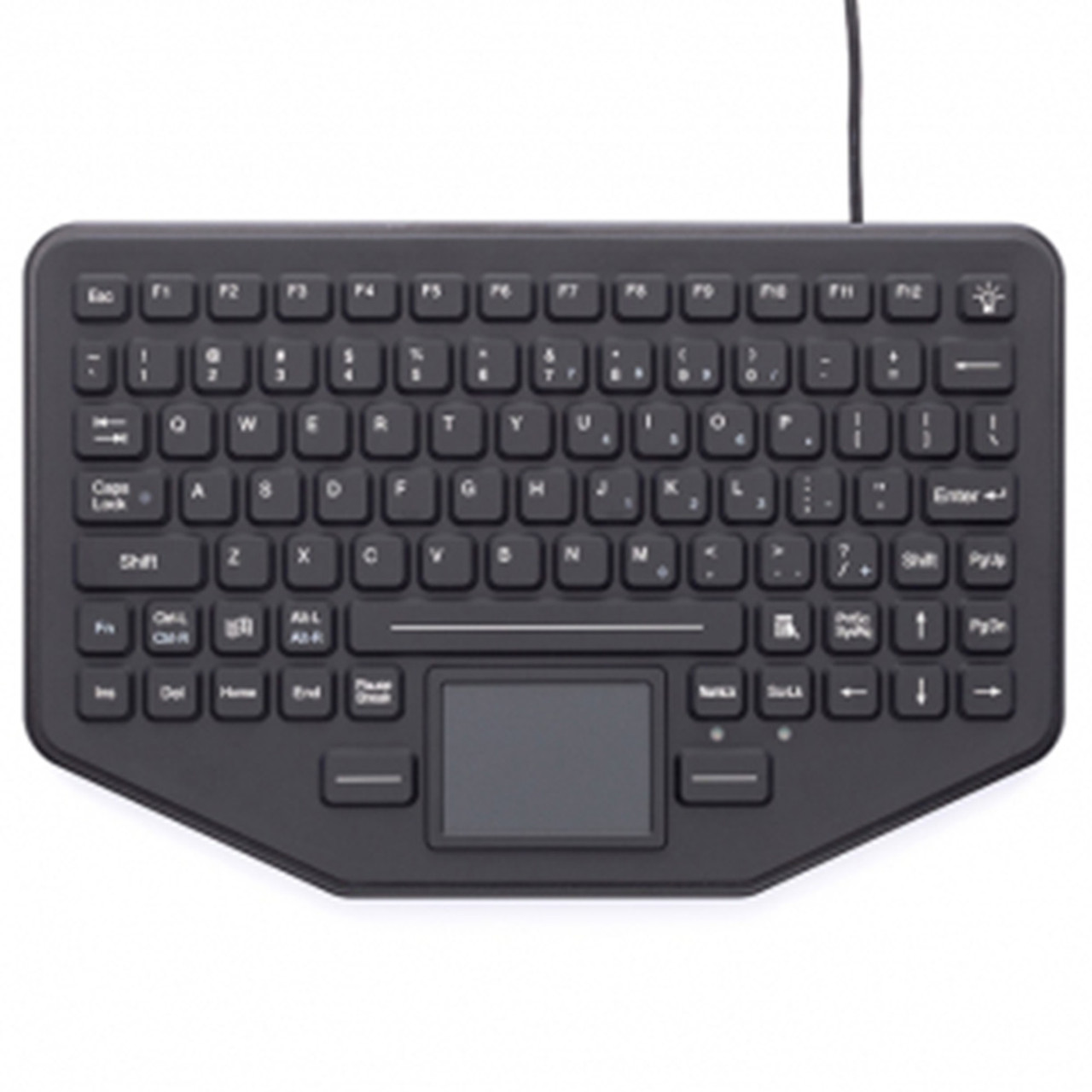 Gamber Johnson 7300-0033 iKey SkinnyBoardÂƒ?Â› Mobile Keyboard with Touchpad Measures only 0.5 inch Deep, Humidity Resistant, Compatible with all Windows and Mac OS