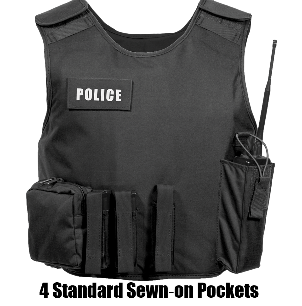 Armor Express OCS Female Overt Ballistic Body Armor Carrier, Choose Carrier only or Carrier and Panels (Soft Armor), NIJ Certified - Level 2, or Level 3A Threat Level, Featuring front hard armor plate pockets accommodating inserts or rifle plate pr