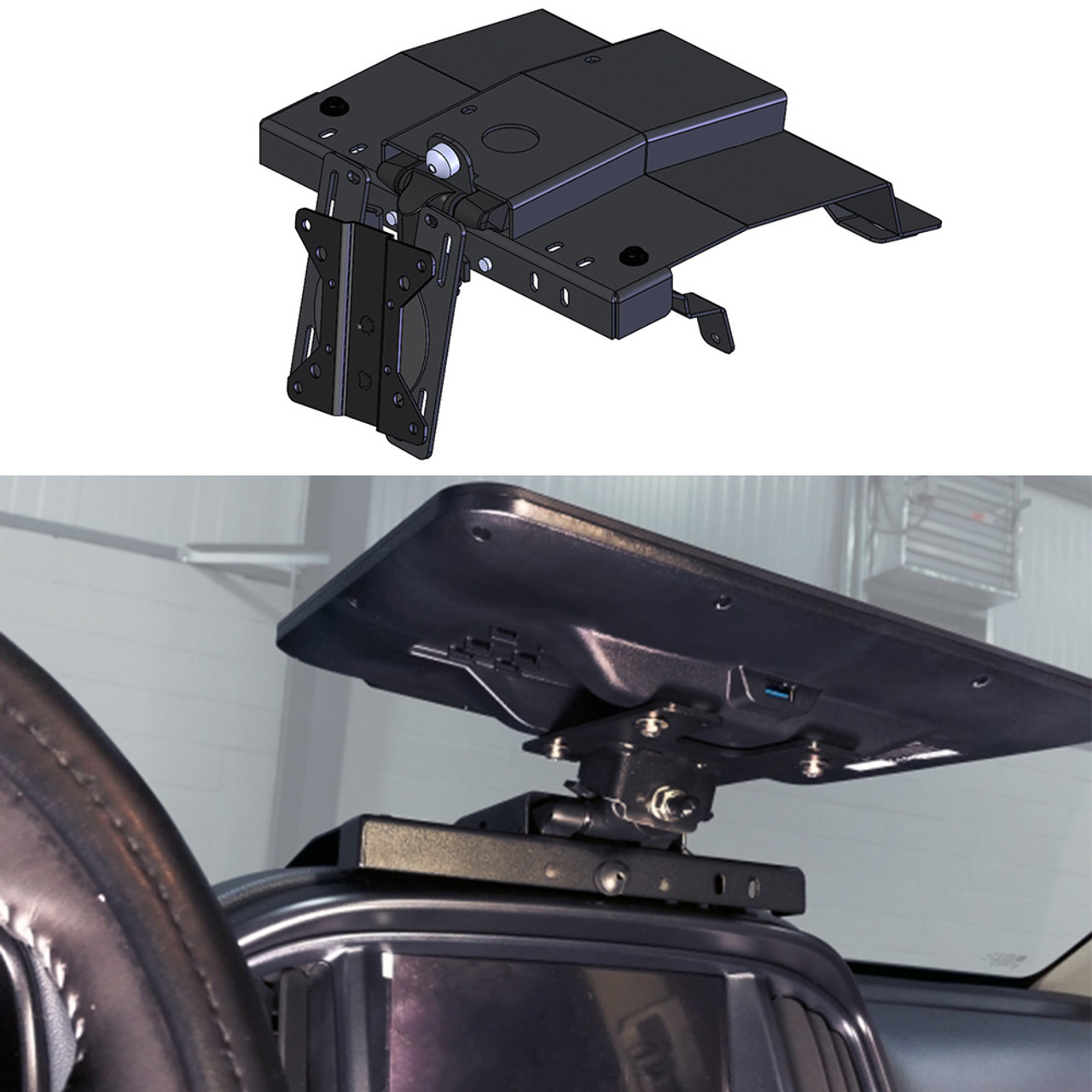 Havis C-DMM-2008 Dashboard Monitor or Tablet Mount, Chevy Colorado 2015-19