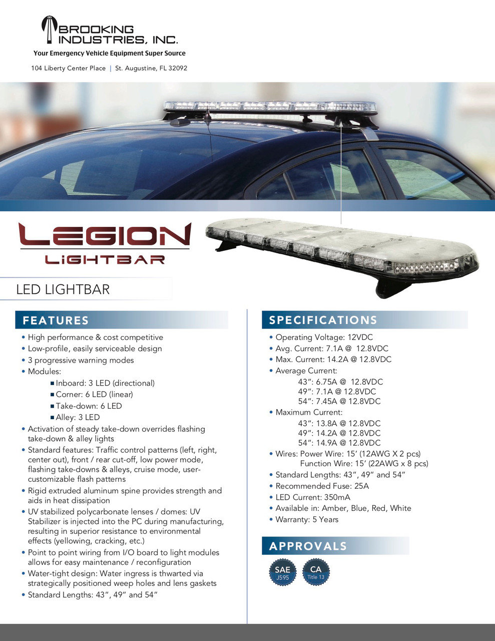 CLOSE OUT - Brooking Industries - FIT* - Legion FIT Light Bar