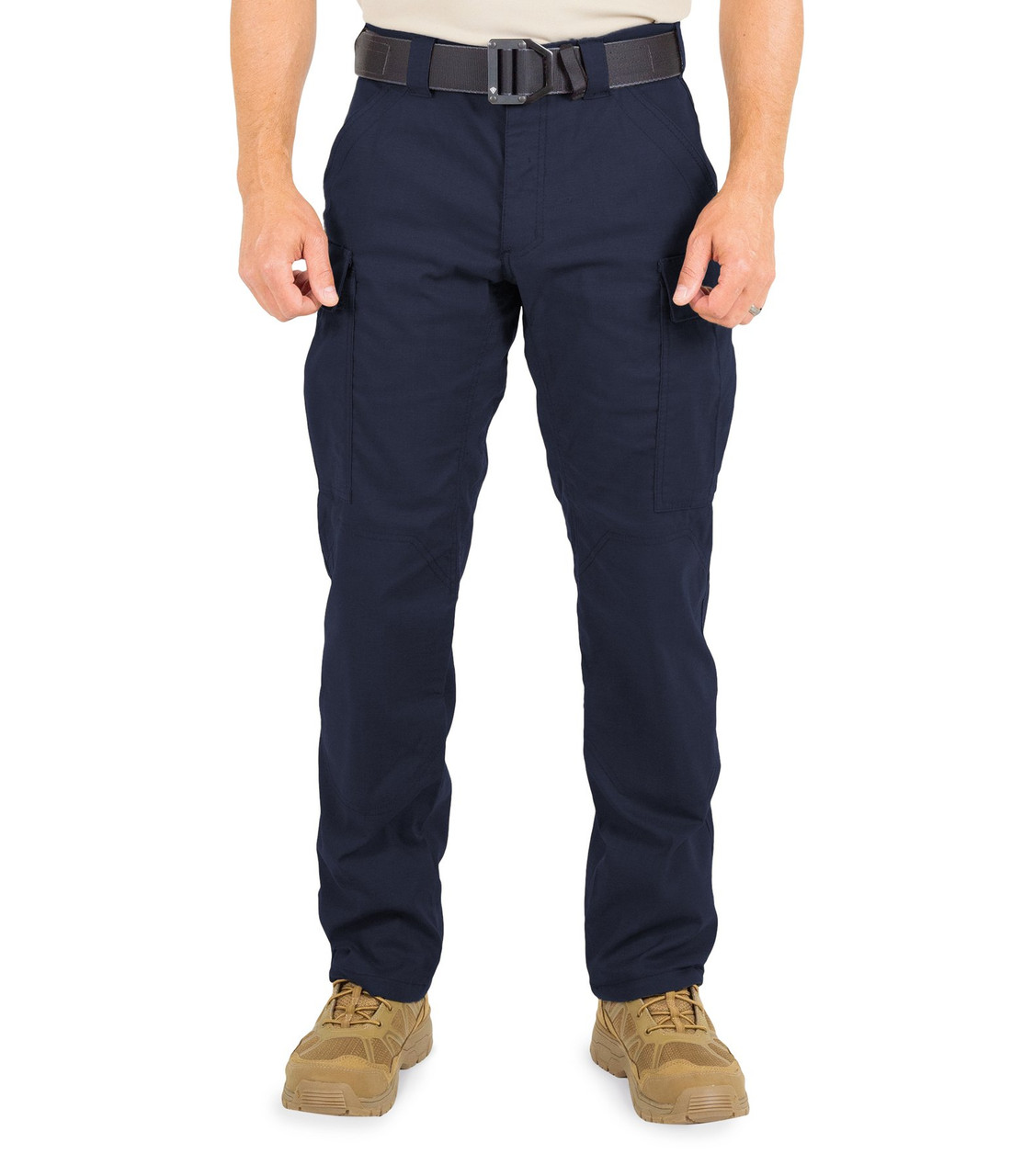 First Tactical 114012 Mens V2 BDU Pant, Stretch Waist, Polyester/Cotton,  available in Black, Midnight Navy Blue, Khaki Brown, and OD Green