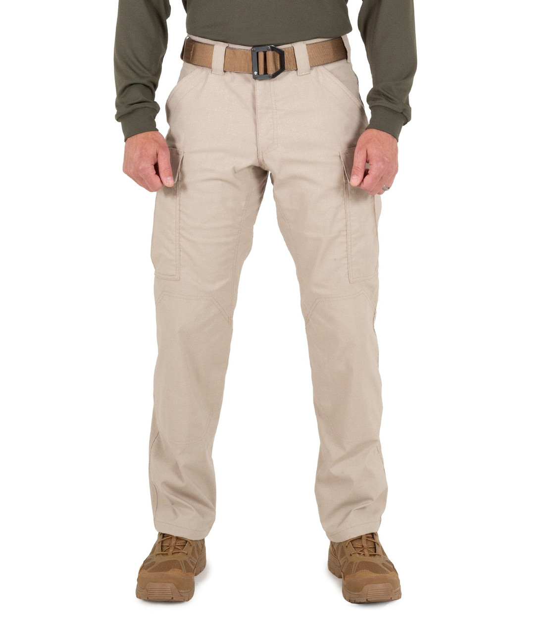 First Tactical 114012 Mens V2 BDU Pant, Stretch Waist, Polyester/Cotton, available in Black, Midnight Navy Blue, Khaki Brown, and OD Green