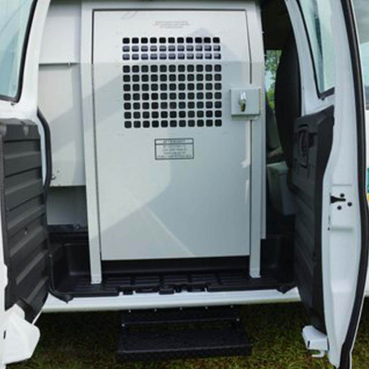 American Aluminum GMC Savannah Van Inmate Transport Modular System, Standard Length, with Compartment Options