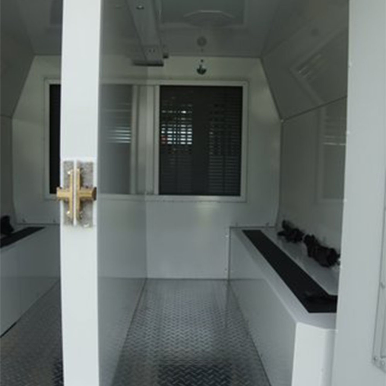 American Aluminum GMC Savannah Van Inmate Transport Modular System, Standard Length, with Compartment Options