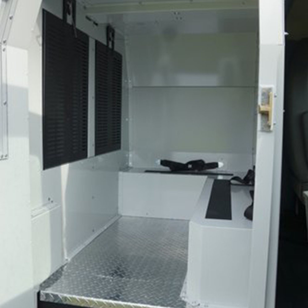 American Aluminum Dodge Promaster Inmate Transport Modular System, Standard Length, with Compartment Options