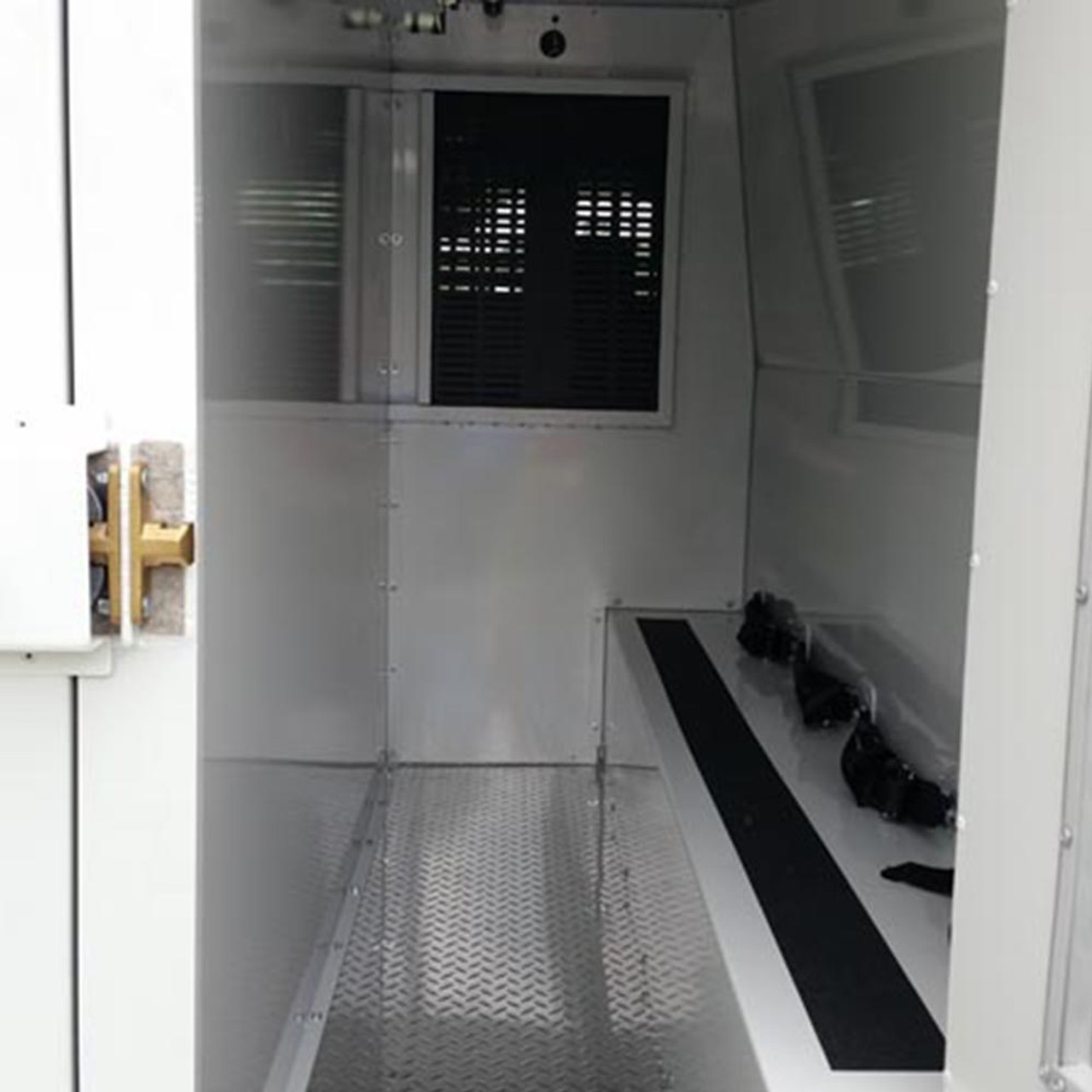 American Aluminum Dodge Promaster Van Inmate Transport Modular System, Extended Length, with Compartment Options