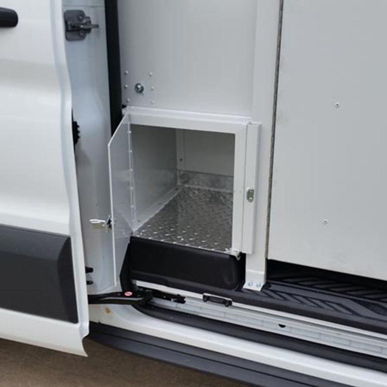 American Aluminum Dodge Promaster Van Inmate Transport Modular System, Extended Length, with Compartment Options