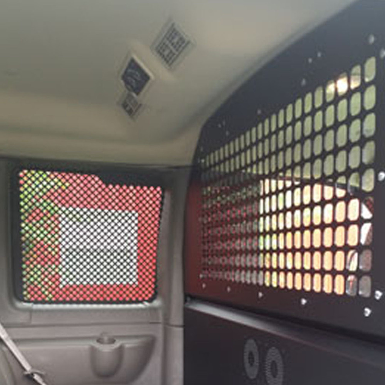 American Aluminum Chevy Express Van Front Partition Security Screen System,  Includes Mounting Hardware Dana Safety Supply