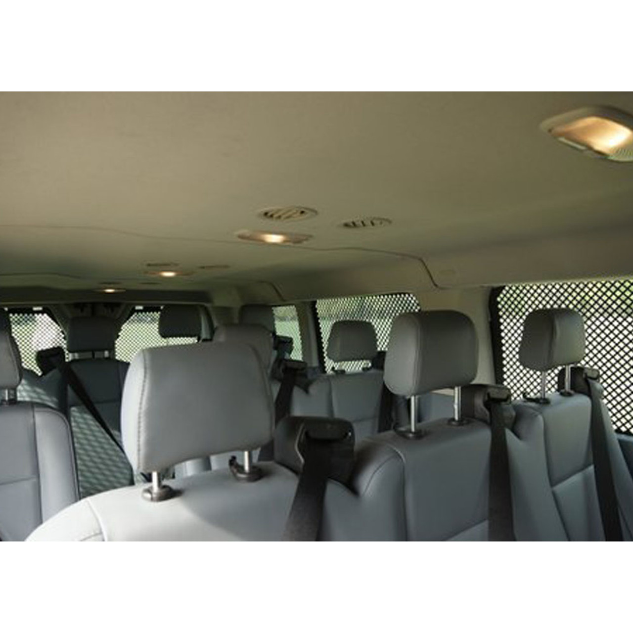 American Aluminum Chevy Express Van Inmate Transport Kit, includes Window Screen Systems, Door Panels, Front Partition, Mounting Hardware