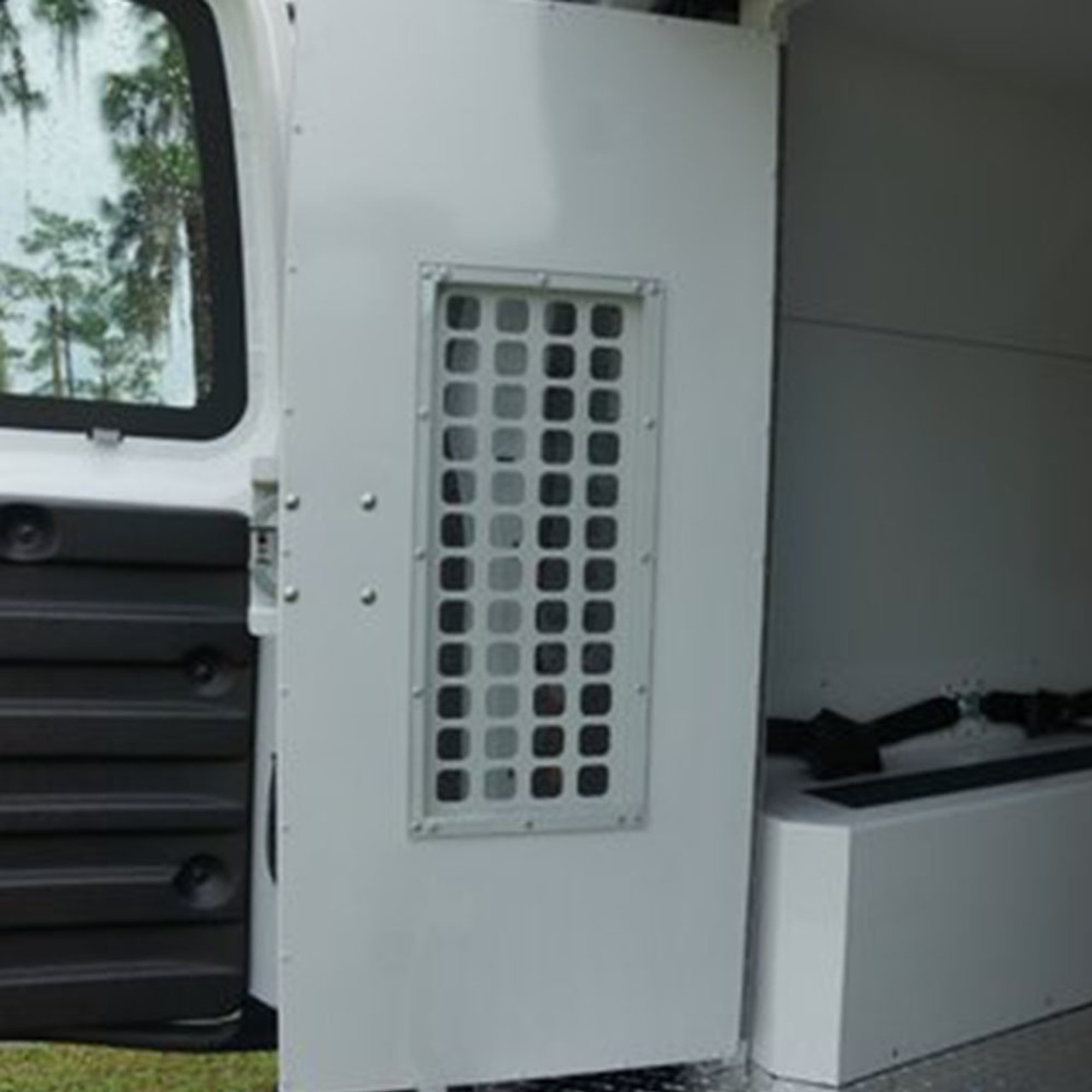 American Aluminum Ford Transit Van Inmate Transport Modular System, Standard Length, Compartment Options