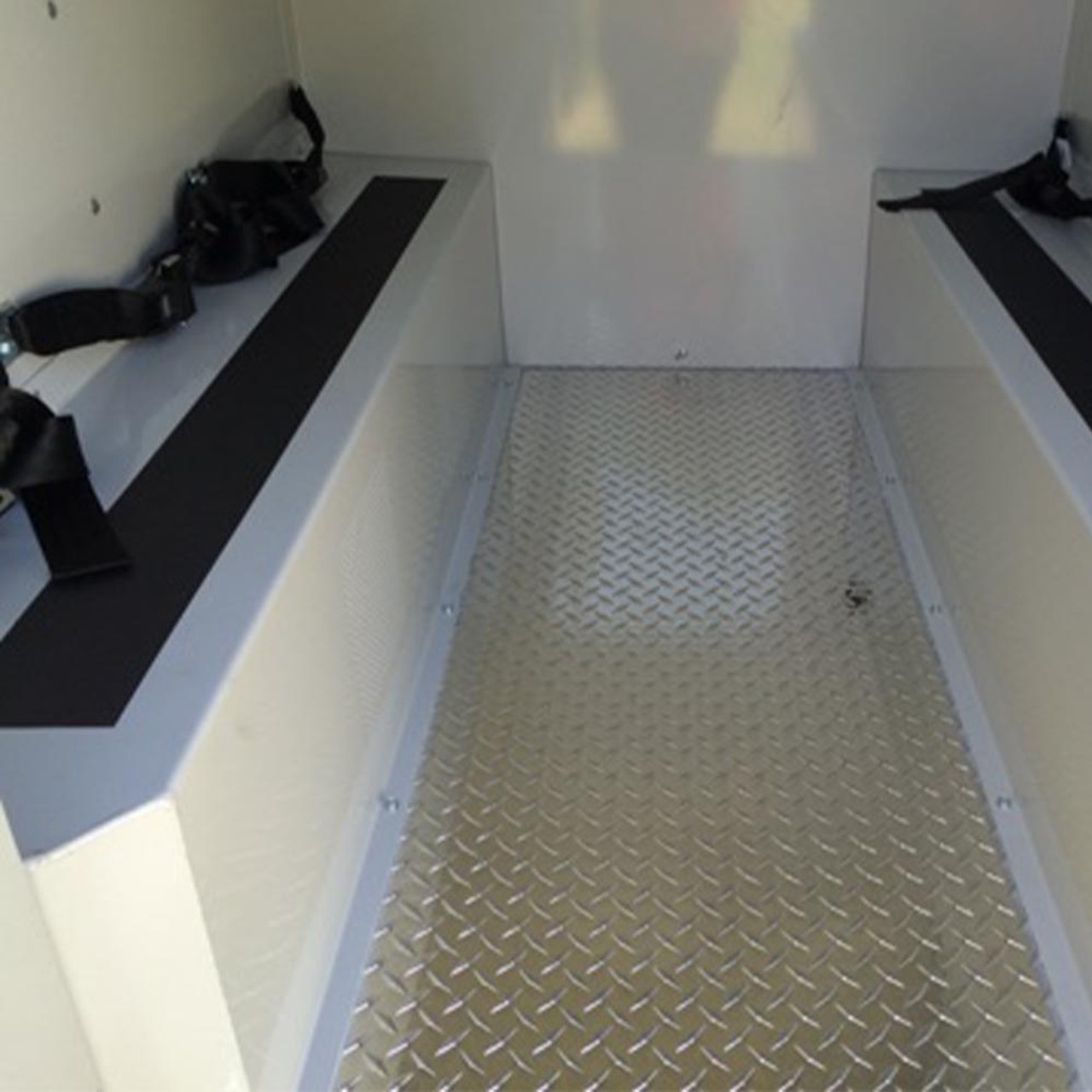 American Aluminum Ford Transit Van Inmate Transport Modular System Extended Length,  with Compartment Options