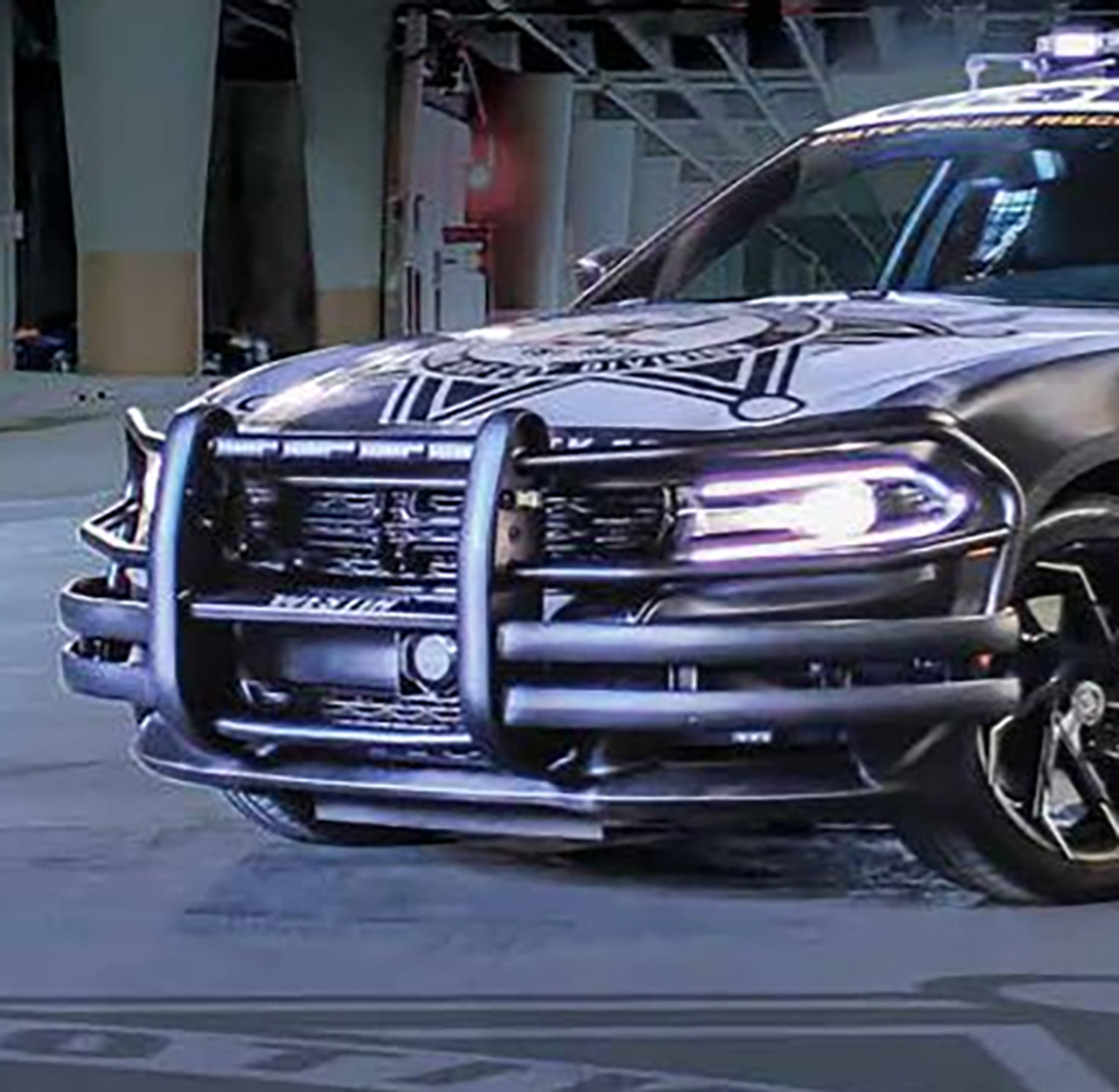 dodge charger police push bar