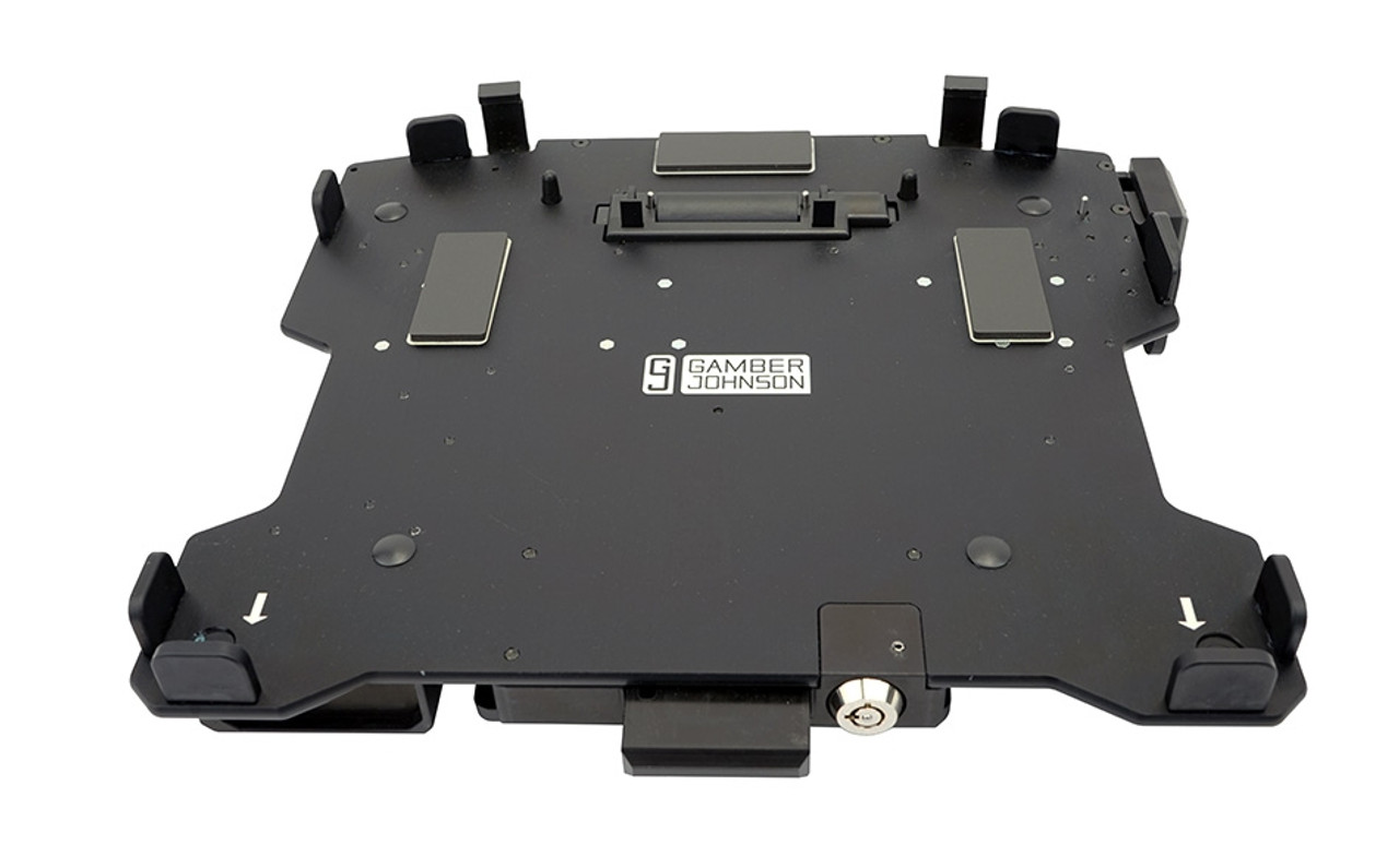 Gamber Johnson TrimLine Laptop Cradle (No electronics), For the Panasonic Toughbook 33, Dockable in both laptop and tablet orientation, Optional LIND Power Adapter and Screen Lock for theft deterrence