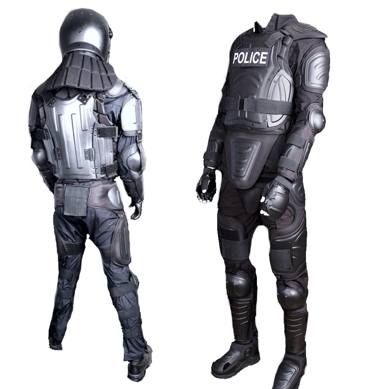 Onyx Robo Tech Full Riot Gear Body Armor Kit for Law Enforcement ...