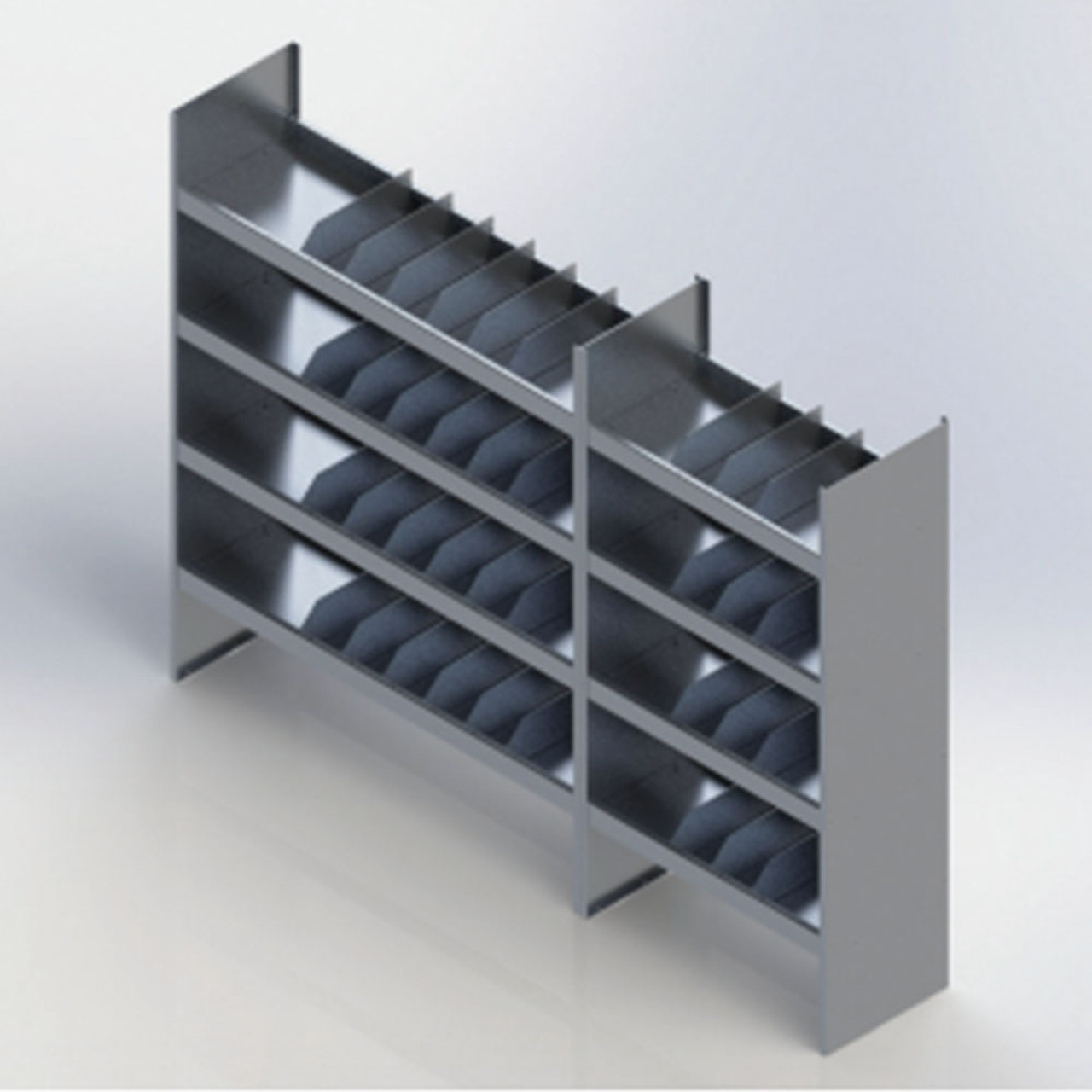 EZ-STAK 1151640 Mobile Workspace Systems for Vans & Trailers, includes two shelving units