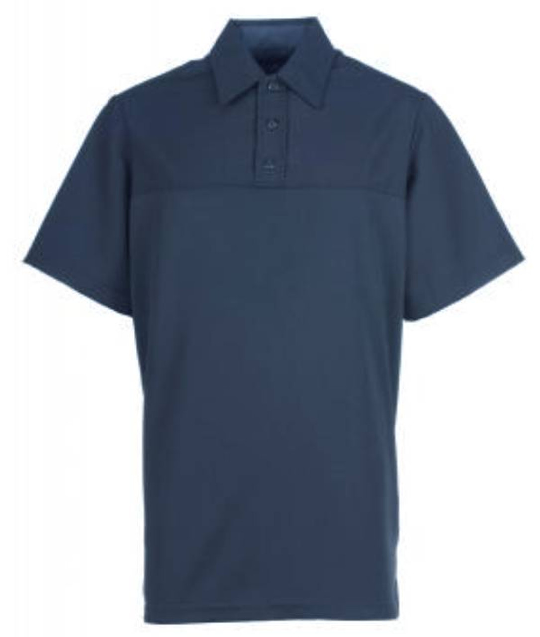 Spiewak SBLPP30 Professional Poly Short-Sleeve Base Layer Men's Polo, Uniform, Dark Navy Blue