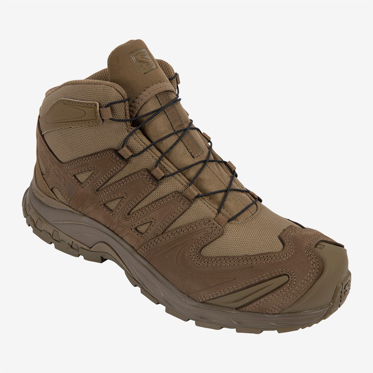 Salomon L40978200 XA Forces MID Unisex 5 inch Boots, Uniform or Casual, Lightweight, Coyote Brown