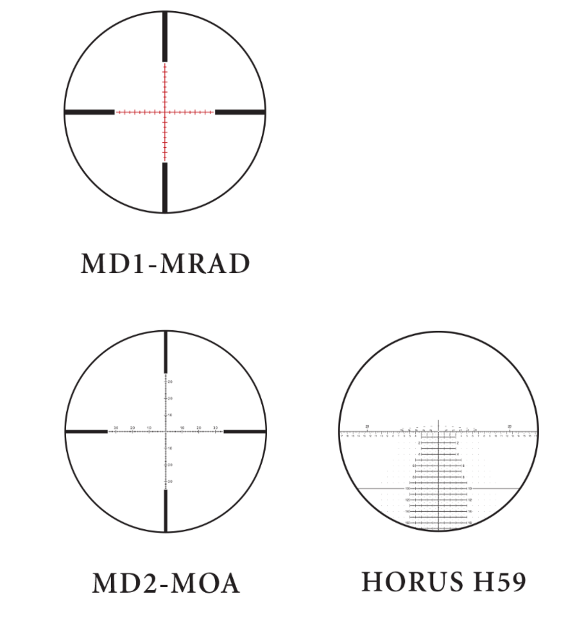 EOTech Vudu® 3.5-18x50 FFP Rifle Scope, MD2 Reticle