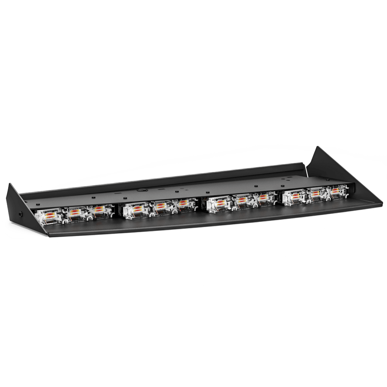 Feniex Q-0811-CHG-15-20 Quad, Dodge Charger, 2015-2021 Interior Light Bar, Front Facing, Four LED Colors Each Side (Red, Blue, White and Amber)