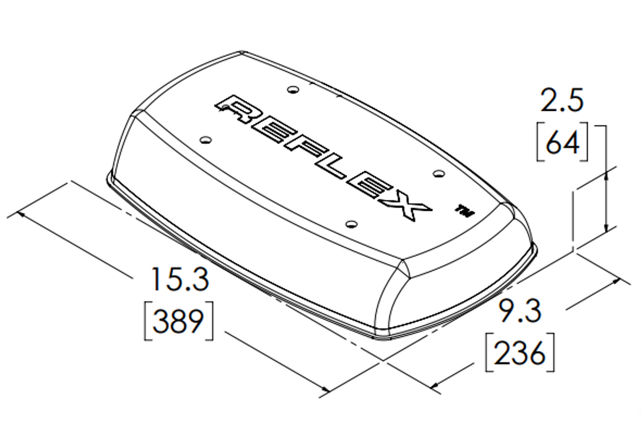 Code-3 C5590 Series Reflex, Permanent or Vacuum Mount 15" LED Mini Bar
